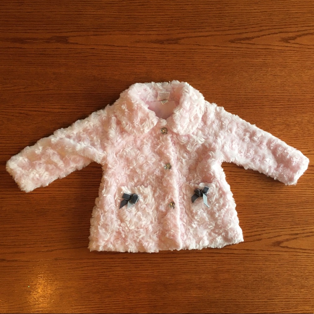 Pink Faux Fur Coat by Cutie Pie (12M)